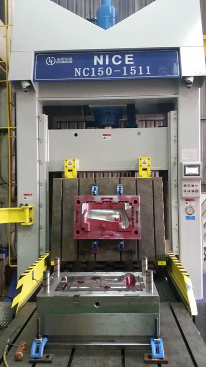 Spotting machine at DCM Tooling